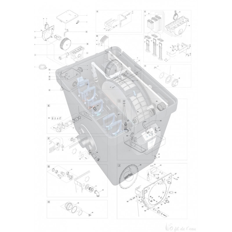 Pièces détachées pour BioTec Premium 80000 Oase