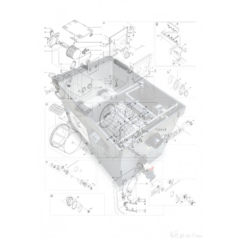 Pièces détachées pour ProfiClear Premium Compact-L pompage Oase