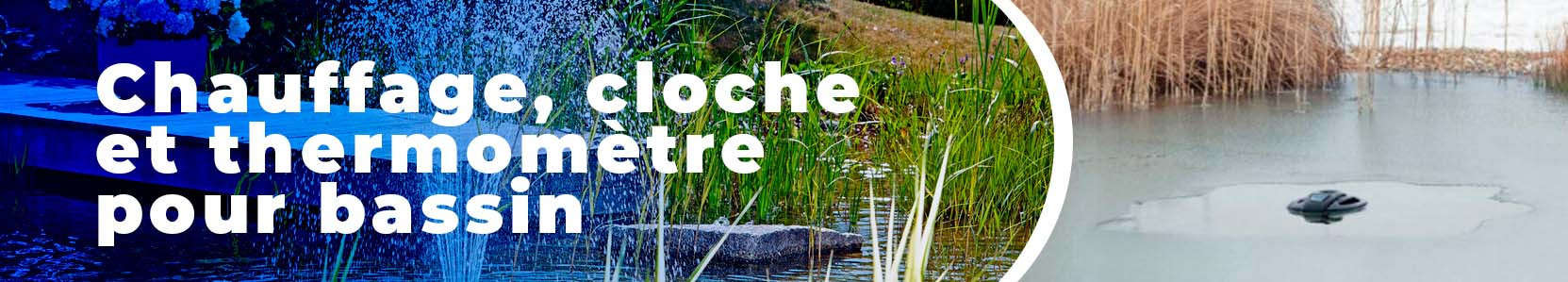 Lot Chauffage Bassin 150W + Cloche Pour Empêcher La Glace De Se Former Sur  L'Étang